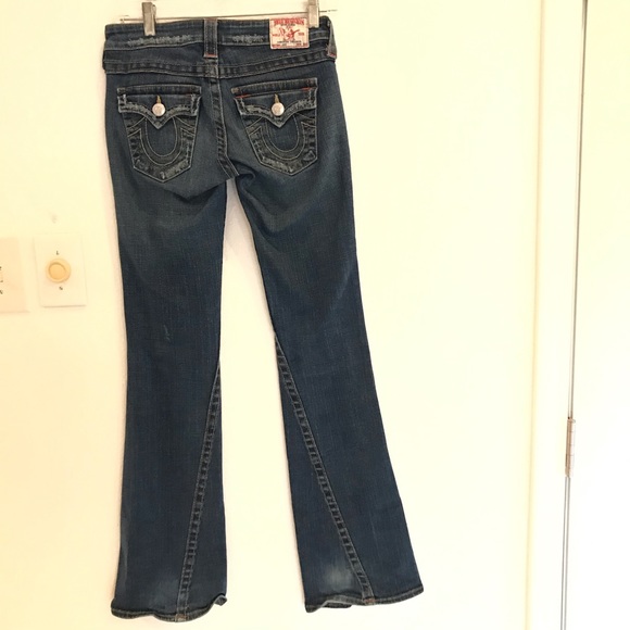 True Religion denim boot cut jeans size 26. - Picture 4 of 7